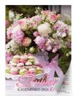 Opakowanie kalendarz 2024 Bukiety ścienny
