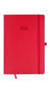 Opakowanie Kalendarz 2024 flex z gumką A5 tygodniowy V4 czerwony
