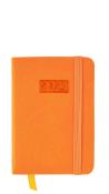 Opakowanie Kalendarz 2024  lux z gumką  kieszonkowy V4 pomarańczowy