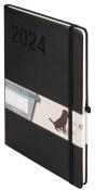 Okładka książki Kalendarz 2024 Minimalizm B5 czarny TNS