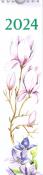 Opakowanie Kalendarz 2024 paskowy Kwiaty
