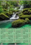 Opakowanie Kalendarz 2024 plakatowy B1 listwowany wodospad KPB1-VP.1