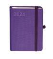 Okładka książki Kalendarz 2024 Rubi A6 fiolet TDW