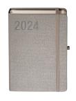 Okładka książki Kalendarz 2024 Sakura A5 srebrny DNS