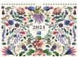 Opakowanie Kalendarz 2024 ścienny A4 Flower OXFORD