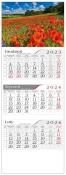 Opakowanie Kalendarz 2024 Trójdzielny Makowa łąka