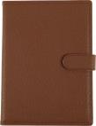 Opakowanie Kalendarz 2024 tygodniowy B5 z zapięciem ekoskóra brązowy