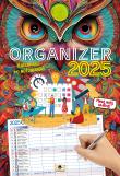 Kalendarz 2025 A3 ścienny Organizer. Autor: Pan Kalendarzyk. Dadada.pl Okładka książki Kalendarz 2025 A3 ścienny Organizer