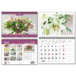 Opakowanie Kalendarz 2025 A4 terminarz 13 plansz Kwiaty