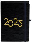 Okładka książki Kalendarz 2025 A5 Black Gold DNS