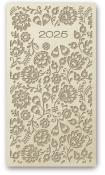 Okładka książki Kalendarz 2025 A6 tyg vivella relief BEŻOWY
