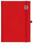 Opakowanie Kalendarz 2025 B6 dzienny Cross z gumką czerwony
