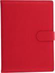 Opakowanie Kalendarz 2025 Ekoskóra A5 tygodniowy z zapięciem czerwony
