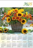 Opakowanie Kalendarz 2025 Jednoplanszowy Słoneczniki (10szt)