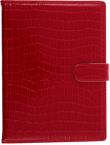 Opakowanie Kalendarz 2025 krokodyl B5 tygodniowy z zapięciem czerwony