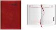Opakowanie Kalendarz 2025 książkowy A5 dzienny czerwony SK2