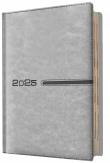 Opakowanie Kalendarz 2025 książkowy A5 dzienny terminarz szar