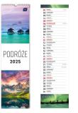 Opakowanie Kalendarz 2025 paskowy Podróże