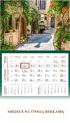 Opakowanie Kalendarz 2025 ścienny jednodzielny Toskania