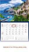 Opakowanie Kalendarz 2025 ścienny jednodzielny Wybrzeże...