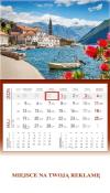 Opakowanie Kalendarz 2025 ścienny jednodzielny Zatoka