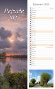 Opakowanie Kalendarz 2025 ścienny pasek Pejzaże
