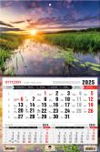 Kalendarz 2025 Trójdzielny jednodzielny Mazury. Autor: Pan Kalendarzyk. Dadada.pl Okładka książki Kalendarz 2025 Trójdzielny jednodzielny Mazury