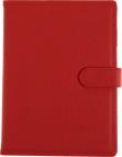 Opakowanie Kalendarz A5 tygodniowy z zapięciem 2024 ekoskóra czerwony