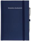 Okładka książki Kalendarz akademicki A5 tyg Cross z gumką granat