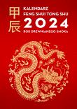Kalendarz Feng Shui Tong Shu 2024. Rok Drewnianego Smoka. Autor: Dragon and Tiger. Dadada.pl Okładka książki Kalendarz Feng Shui Tong Shu 2024. Rok Drewnianego Smoka