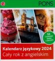 Okładka książki Kalendarz językowy 2024 Cały rok z Angielskim PONS