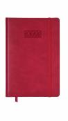 Opakowanie Kalendarz Lux z gumką A5 tygodniowy czerwony V1