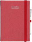 Okładka książki Kalendarz naucz. 2024/2025 A5 tyg. gumka czerwony