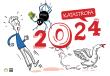 Okładka książki Kalendarz ścienny 2024. Komiks