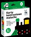 Kapitan Nauka. Karty kontrastowe malucha. Autor: Agata Matraś, Barbara Pakuła. Dadada.pl Okładka książki Kapitan Nauka. Karty kontrastowe malucha