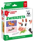 Kapitan Nauka. Zwierzęta. Pierwsze puzzle. Autor: Patrycja Grześkowiak. Dadada.pl Okładka książki Kapitan Nauka. Zwierzęta. Pierwsze puzzle