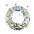 Opakowanie Karnet Swarovski kwadrat CL2420 Wieniec
