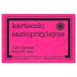 Opakowanie Karteczki samoprzylepne Fluo 50x75mm 100K róż