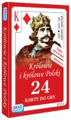 Karty do gry Królowie i królowe Polski 24 listki talia czerwona. Wydawca: Jako. Dadada.pl Opakowanie Karty do gry Królowie i królowe Polski 24 listki talia czerwona