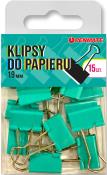 Opakowanie Klipsy do papieru Penmate Turkusowy 19 mm TT8323