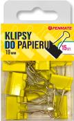 Opakowanie Klipsy do papieru Penmate Żółte 19 mm TT8322