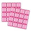 Opakowanie Klocki magnetyczne 2 płyty różowe 30x30 cm