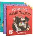 Kochamy Cię, Misiu Tulisiu /  Miś Tuliś kocha małe ptaszki / Miś Tuliś bawi się w chowanego. Autor: David Melling. Dadada.pl Okładka książki Kochamy Cię, Misiu Tulisiu /  Miś Tuliś kocha małe ptaszki / Miś Tuliś bawi się w chowanego