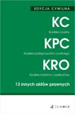 Kodeks cywilny. Kodeks postępowania cywilnego. Kodeks rodzinny i opiekuńczy. 13 innych aktów prawnych wyd. 50. Autor: Opracowanie zbiorowe. Dadada.pl Okładka książki Kodeks cywilny. Kodeks postępowania cywilnego. Kodeks rodzinny i opiekuńczy. 13 innych aktów prawnych wyd. 50