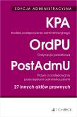 Kodeks postępowania administracyjnego. Ordynacja podatkowa. Prawo o postępowaniu przed sądami administracyjnymi. 27 innych aktów prawnych. Autor: Opracowanie zbiorowe. Dadada.pl Okładka książki Kodeks postępowania administracyjnego. Ordynacja podatkowa. Prawo o postępowaniu przed sądami administracyjnymi. 27 innych aktów prawnych