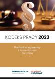 Okładka książki Kodeks pracy 2023 Ujednolicone przepisy z komentarzem do zmian