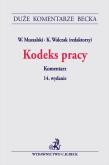 Okładka książki Kodeks pracy. Komentarz