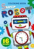 Opakowanie Kolorowanka A5 16 obrazków Super robot