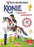 Okładka książki Kolorowanka Konie i szkółka jeździecka