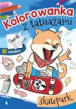 Kolorowanka z tatuażami. Skatepark. Autor: WYDAWNICTWO SKRZAT. Dadada.pl Okładka książki Kolorowanka z tatuażami. Skatepark